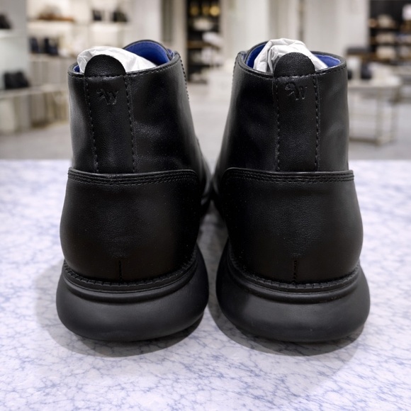 Nine West Hardey 2 Black Lace-Up Dress Boots Mens 11 NWT